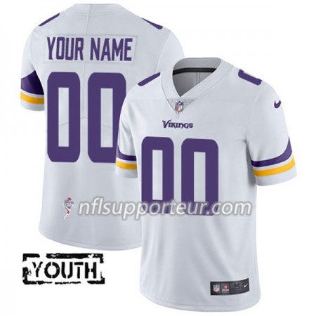 Maillot Enfant Minnesota Vikings Personnalisé Blanc